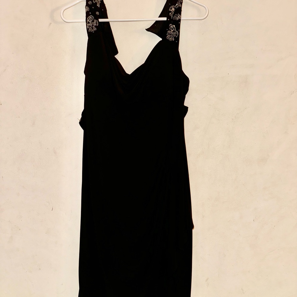 Dress Barn Black Halter Sheath Cocktail Dress